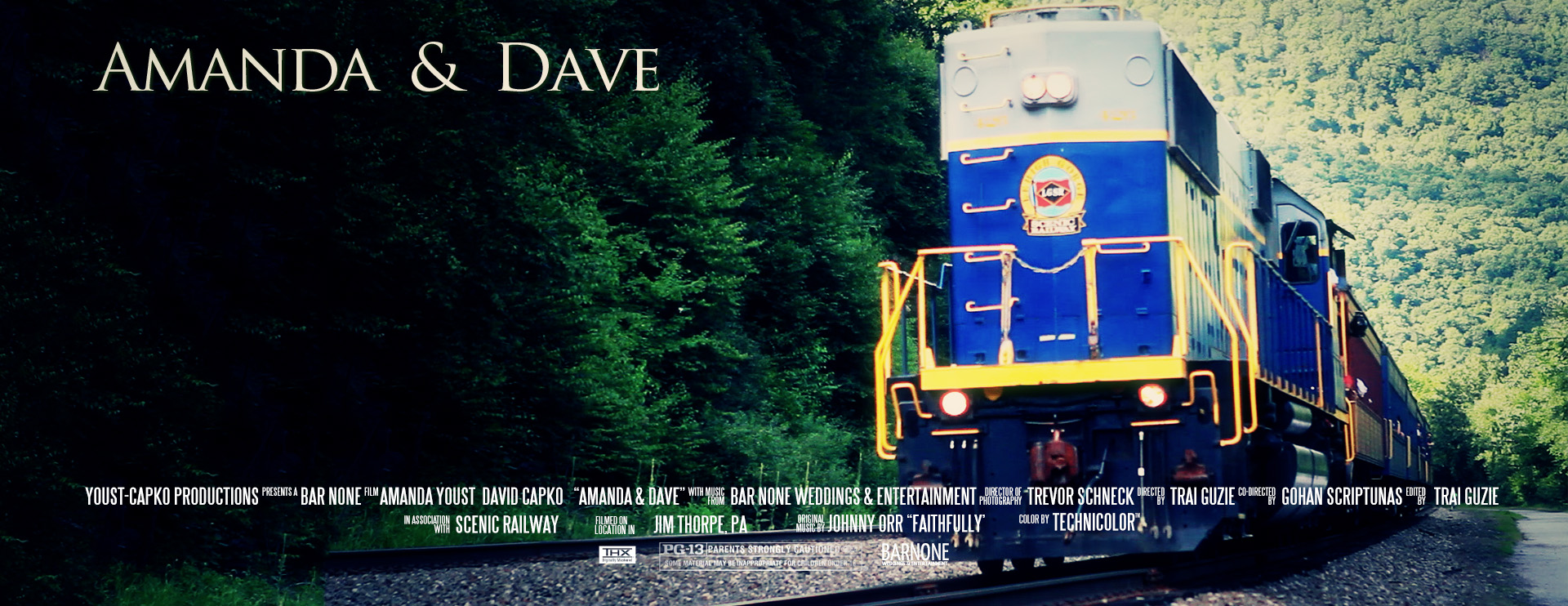 Amanda & Dave – Jim Thorpe Wedding Film – Scenic Train