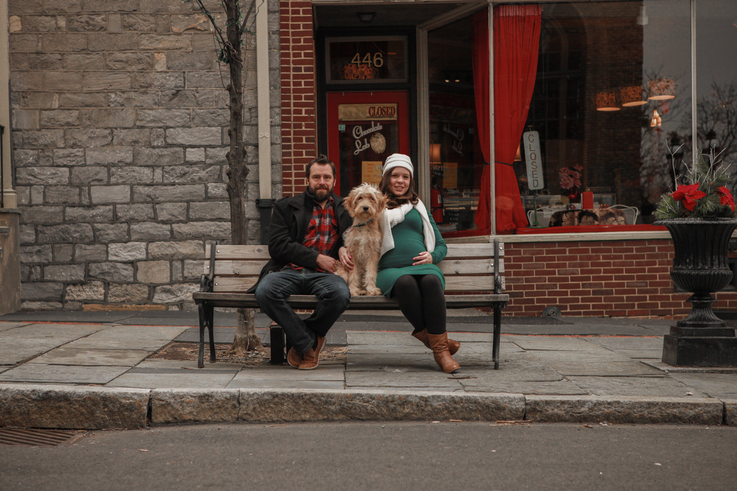 Maternity Photography in Downtown Bethlehem