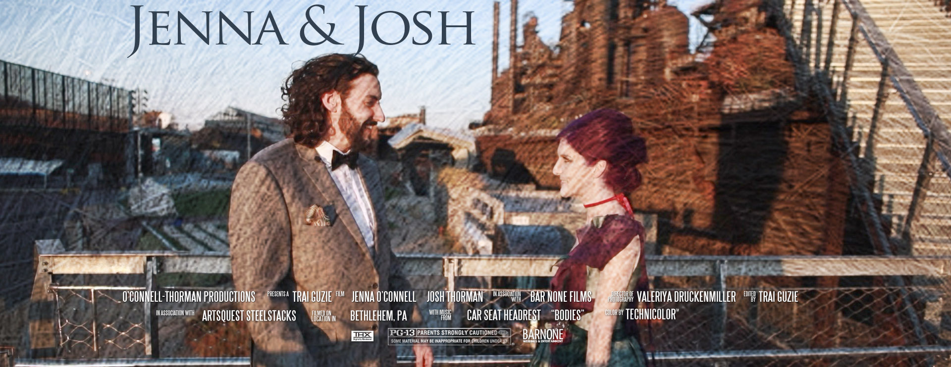 🔒 Jenna & Josh – ArtsQuest SteelStacks Wedding Feature Film – Bethlehem PA